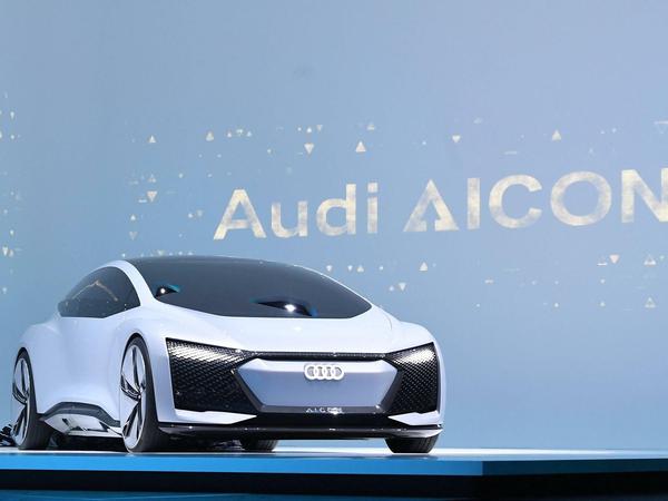 Zukunftsmusik. Der Audi "Aicon" soll eine Antwort auf Tesla sein.
