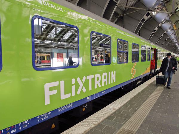 Konkurrenz: Der Flixtrain ist oft billiger als die Bahn. 