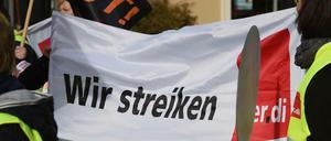 Etwa 4000 Berliner Beschäftigte sind zum Warnstreik aufgerufen