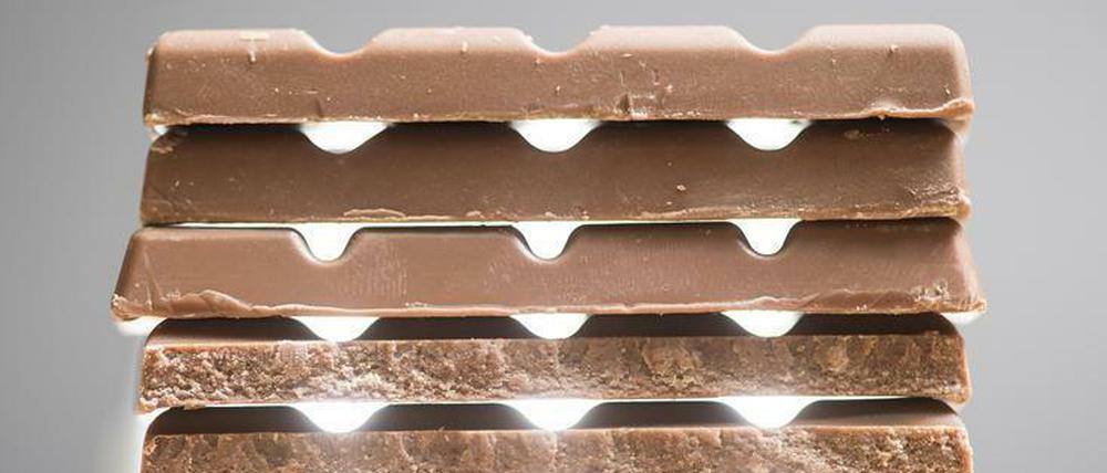 Neun Kilogramm Schokolade essen die Deutschen pro Jahr