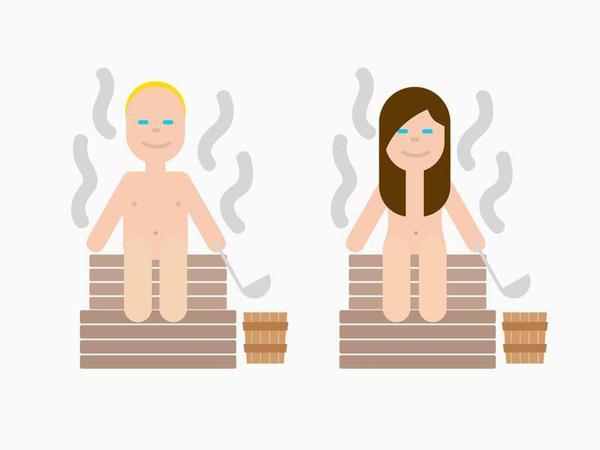 Den Entwurf für ein Sauna-Emoji hat das finnische Außenministerium eingereicht.