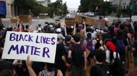 Proteste der Black-Lives-Matter-Bewegung in Washington D.C.