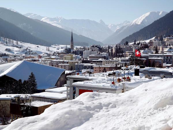 Vor der Coronapandemie fand die jährliche WEF-Tagung im Schweizer Wintersportort Davos statt.
