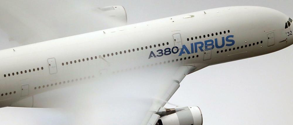 Ein Airbus A380 (Symbolbild)