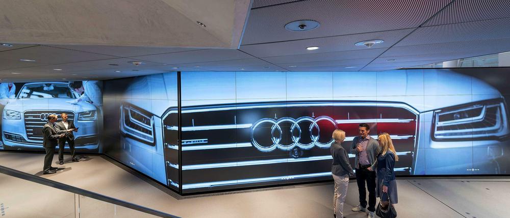 Digitales Autohaus. Am Kurfürstendamm eröffnete der Hersteller diese Woche seine "Audi-City".
