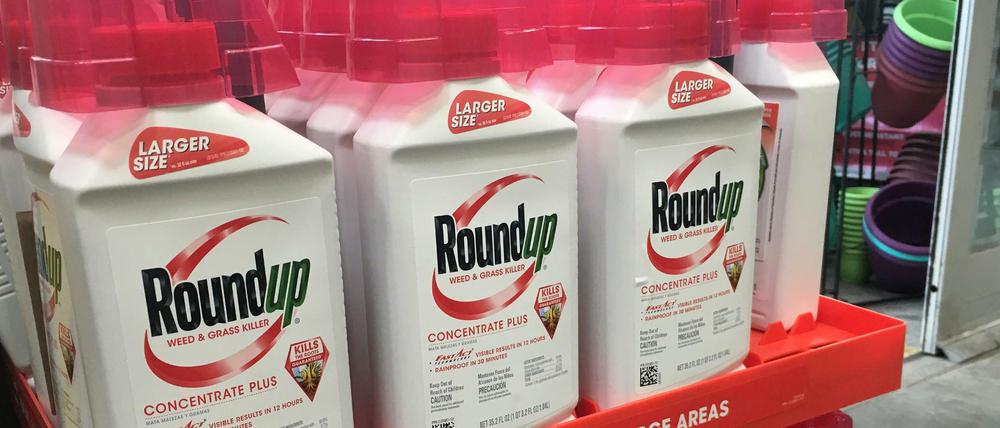 Behälter mit Roundup, einem glyphosathaltigen Unkrautvernichtungsmittel (Archivbild von 2019) 