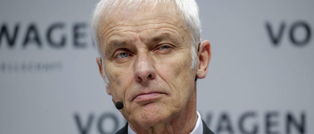 Matthias Müller, Vorstandsvorsitzender der Volkswagen AG.