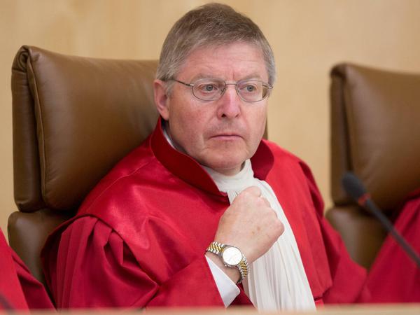 Der Nachfolger: Wilhelm Schluckebier war Richter am Bundesverfassungsgericht und ist neuer Ombudsmann.  