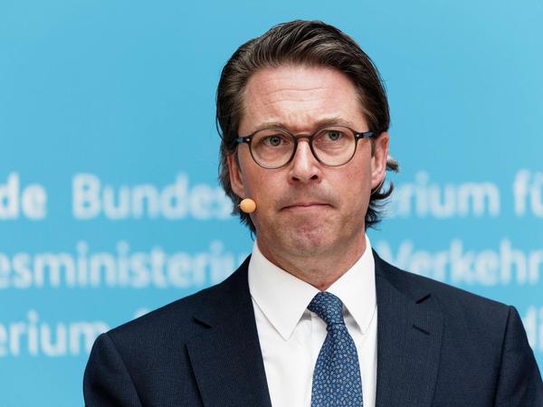 Andreas Scheuer CSU, Bundesminister für Verkehr und digitale Infrastruktur. 