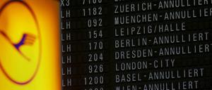 Erst im September waren Lufthansa-Flüge ausgefallen. Der Tarifstreit dauert seit zwei Jahren an.