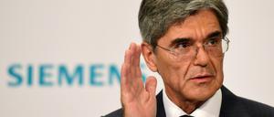 Enttäuscht die Erwartungen. Siemens-Chef Joe Kaeser präsentierte am Donnerstag eine gemischte Quartalsbilanz.