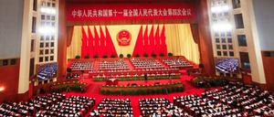 Volkskongress in Peking: Mehr als 3000 Delegierte finden in der Halle Platz.