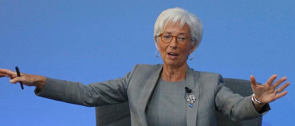 Die Chefin des Internationalen Währungsfonds (IWF), Christine Lagarde, beim Anti-Korruptionsgipfel in London. 