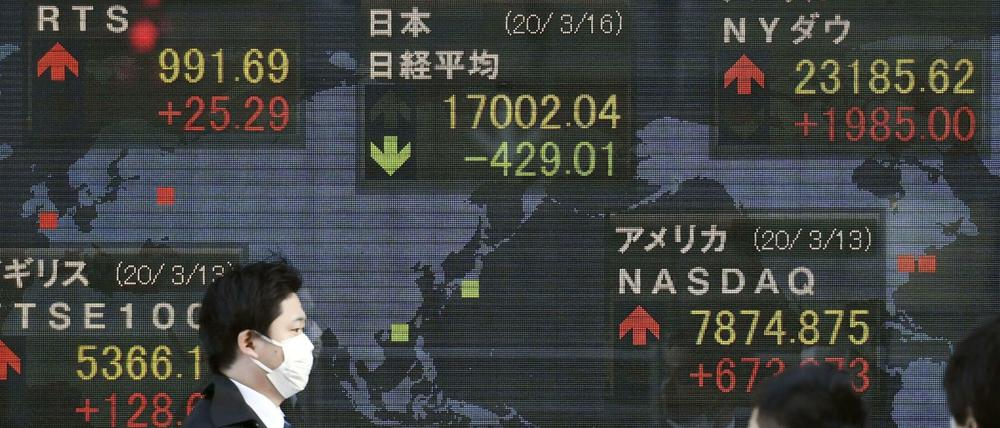 Am heutigen Montag brachen die Börsen weltweit erneut ein. 