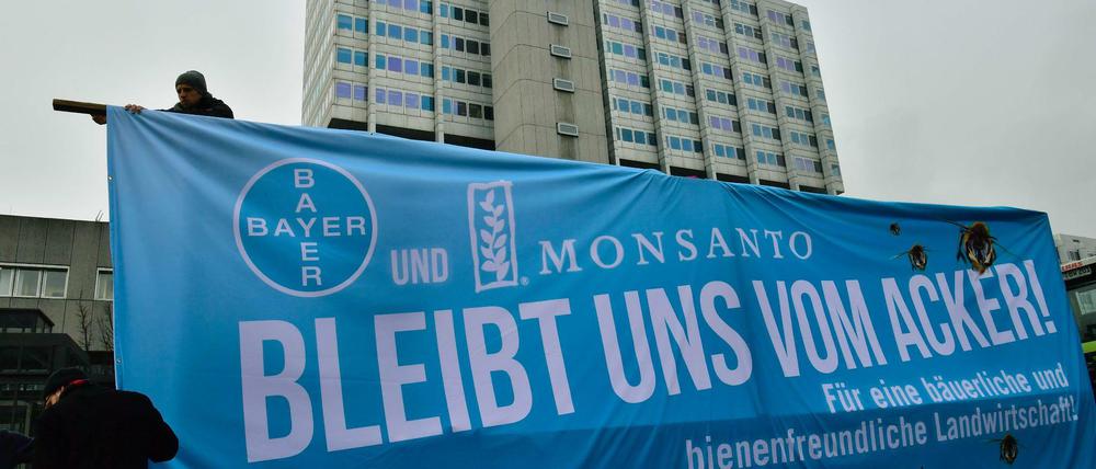 Proteste: Monsanto hat ein schlechtes Image. 