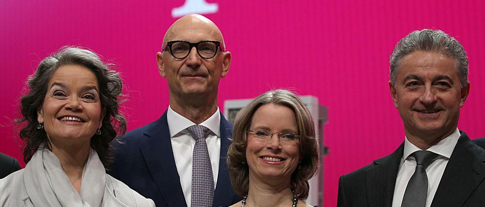 Im Vorstand der Deutschen Telekom sind mit Claudia Nemat (l.) und Birgit Bohle verhältnismäßig viele Frauen. 
