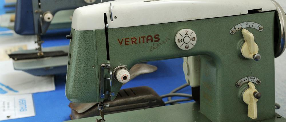 Auslaufmodell. Die Veritas-Nähmaschinen waren im Osten gefragt. Heute ist das Unternehmen tot.