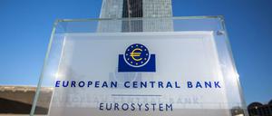 Die Zentrale der Europäischen Zentralbank (EZB).