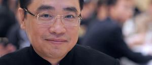 Wang Jian: Als Zeichen der Trauer färbte das Unternehmen HNA seine Website in Grau ein.