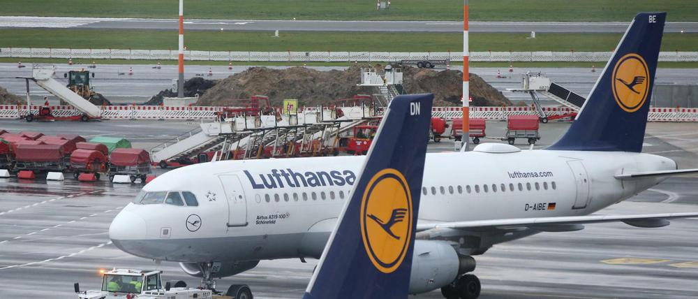 Einige der Lufthansa-Maschinen werden am Boden bleiben.