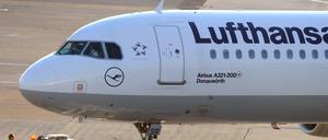 Ein Flugzeug der Lufthansa.