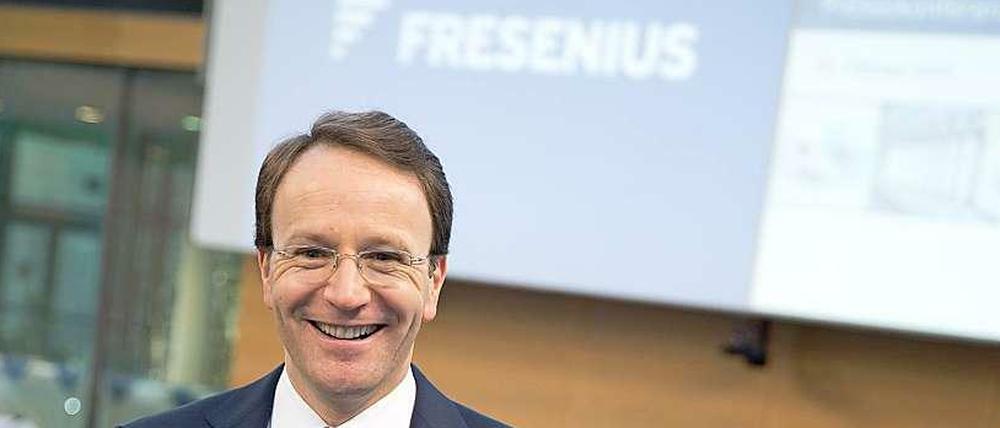 Zahnpastalächeln. Fresenius-Chef Ulf Schneider schon wieder nach neuen Zielen.
