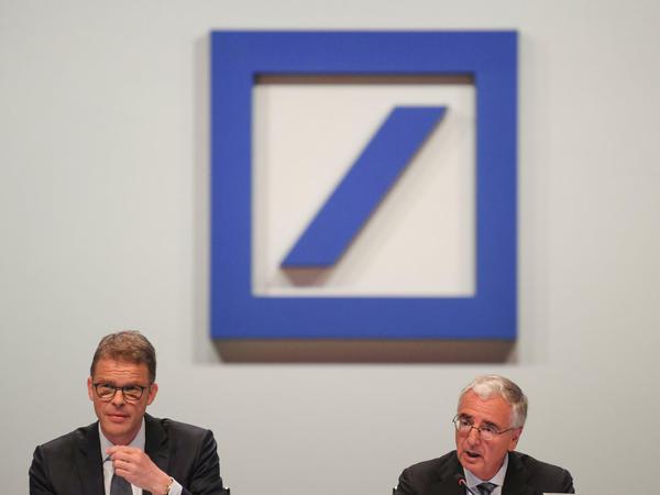 In der Kritik und in der noch größeren Kritik: Deutsche-Bank-Chef Christian Sewing (l.) und Aufsichtsratschef Paul Achleitner.