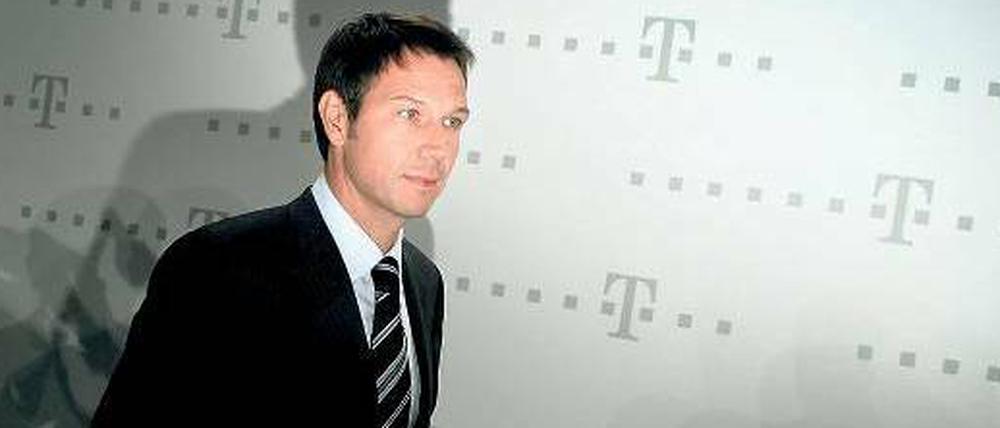 Sieben Jahre führte René Obermann die Telekom. Sein Nachfolger wird der bisherige Finanzvorstand Timotheus Höttges. 