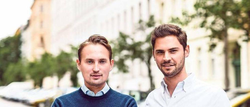 Wollen die Immobilienmarktung verändern: Lukas Pieczonka und Hanno Heintzenberg.