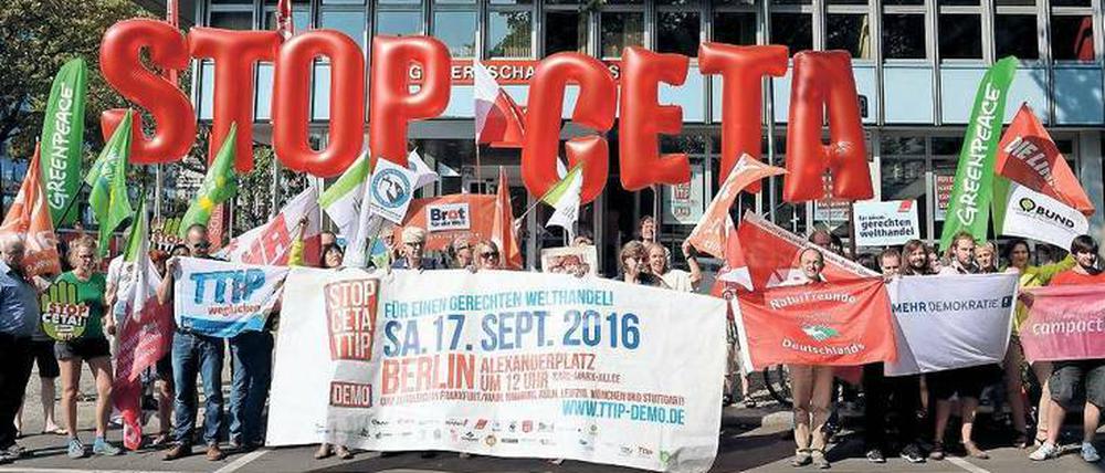 Wir sehen uns in Berlin. Zur Großdemo an diesem Samstag haben 30 Organisationen aufgerufen. 