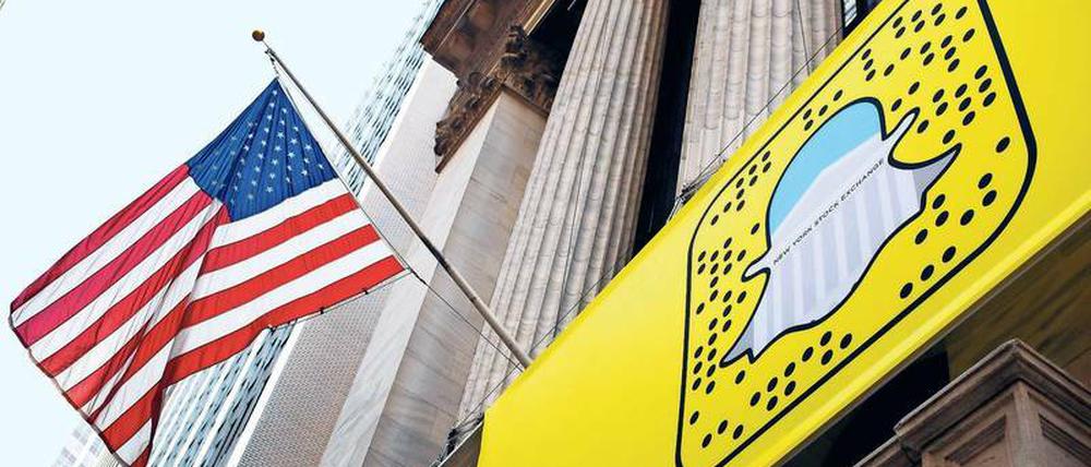 Wall Street im Snapchat-Fieber. Der Zeitpunkt für den Börsengang ist günstig, Aktien in New York sind auf Rekordkurs. 