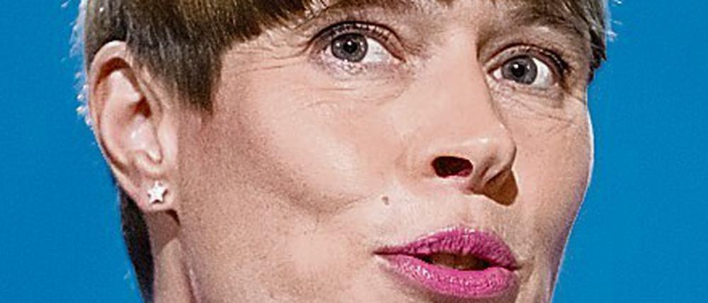 Estlands Staatspräsidentin Kersti Kaljulaid ist seit 2016 im Amt.