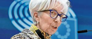 Lässt sich nicht beirren. EZB-Chefin Christine Lagarde. 