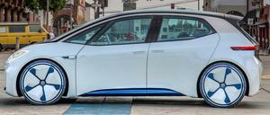 Stromer. Der elektrische VW I.D. – hier noch als Konzeptauto – kommt 2020 auf den Markt. 50 weitere Modelle sollen auf allen weltweiten VW-Märkten folgen.