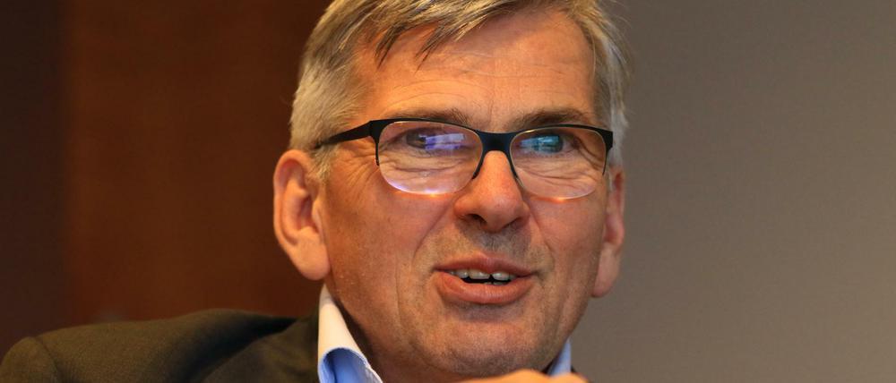 Jörg Hofmann ist seit drei Jahren Vorsitzender der IG Metall, mit 2,3 Millionen Mitgliedern die größte deutsche Gewerkschaft.