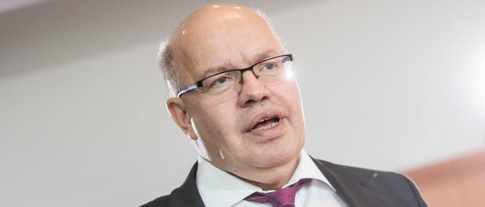 Der Bundeswirtschaftsminister Peter Altmaier (CDU). 