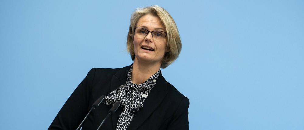 Anja Karliczek (CDU), Bundesministerin für Bildung und Forschung, plädiert für grünen Wasserstoff.