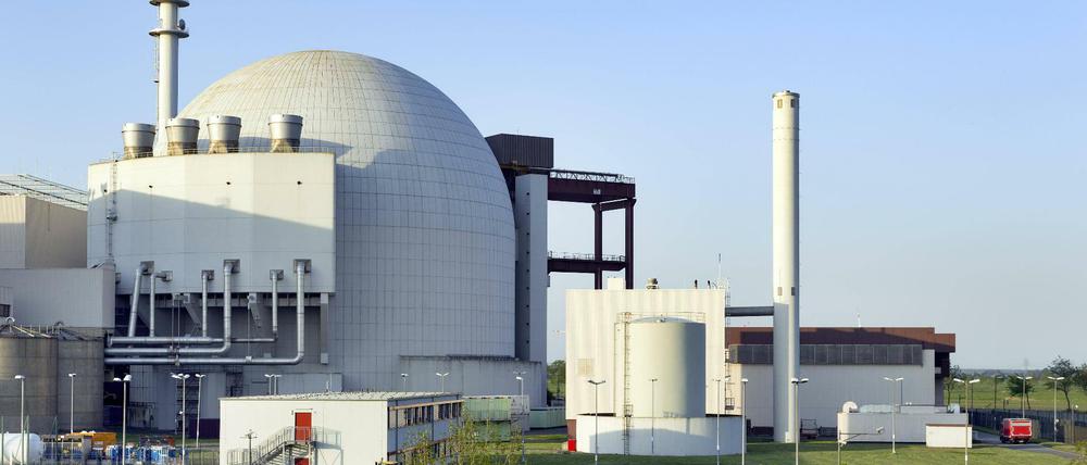 Das Kernkraftwerk Brokdorf in Schleswig-Holstein. 