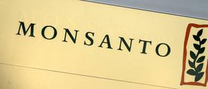 Das Firmenlogo des US-Saatgutkonzerns Monsanto.