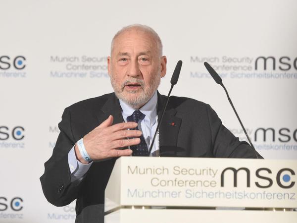 Joseph Stiglitz auf der diesjährigen Münchner Sicherheitskonferenz.