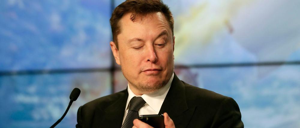 Elon Musk twittert gern (Archivbild von 2020).