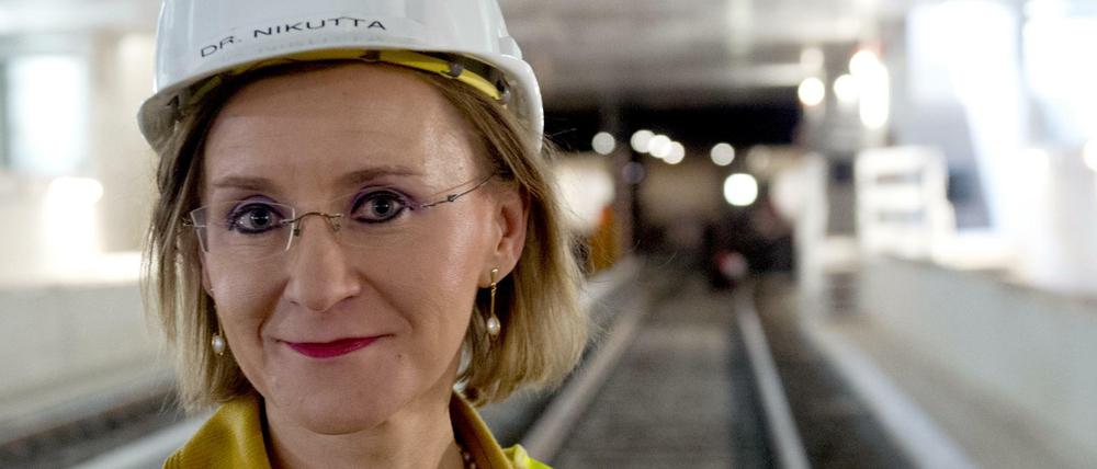 Könnte bald für die Bahn den Helm aufsetzen: die bisherige BVG-Chefin Sigrid Nikutta.