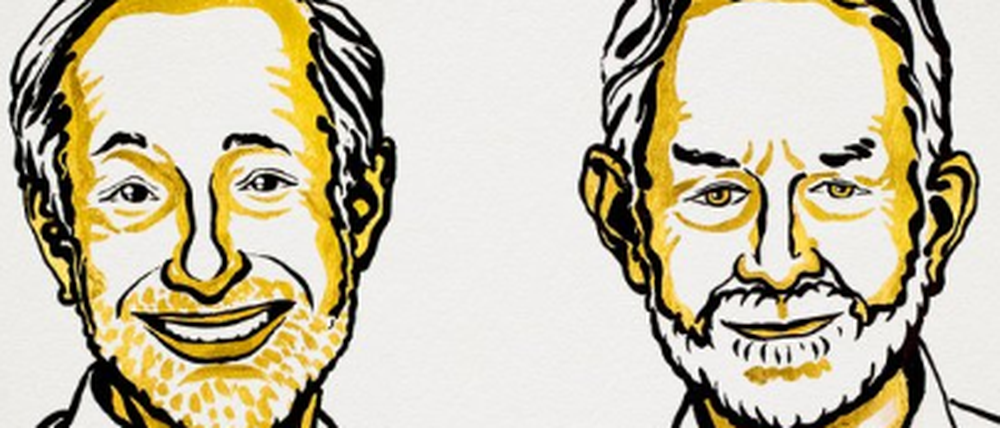 Nobelpreis für Wirtschaftswissenschaften an Paul Milgrom (links) und Robert Wilson 