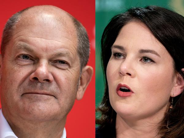 Olaf Scholz (SPD) und Annalena Baerbock (Grüne) wollen lieber Preise festsetzen als Rahmenbedingungen.