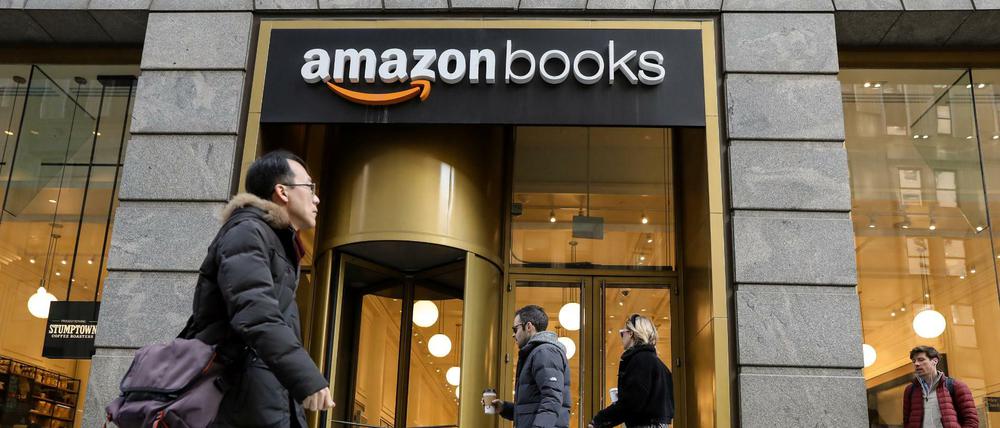 Mit seinen Verkaufsshops bleibt Amazon in New York - ein Hauptquartier will der Konzern dort aber nicht einrichten. 
