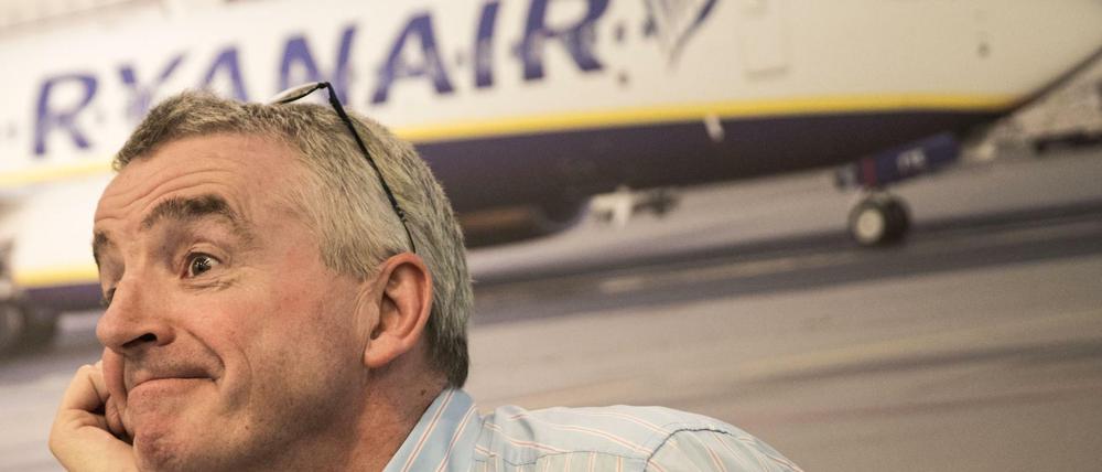 Michael O'Leary, Vorstandsvorsitzender der irischen Fluggesellschaft Ryanair.