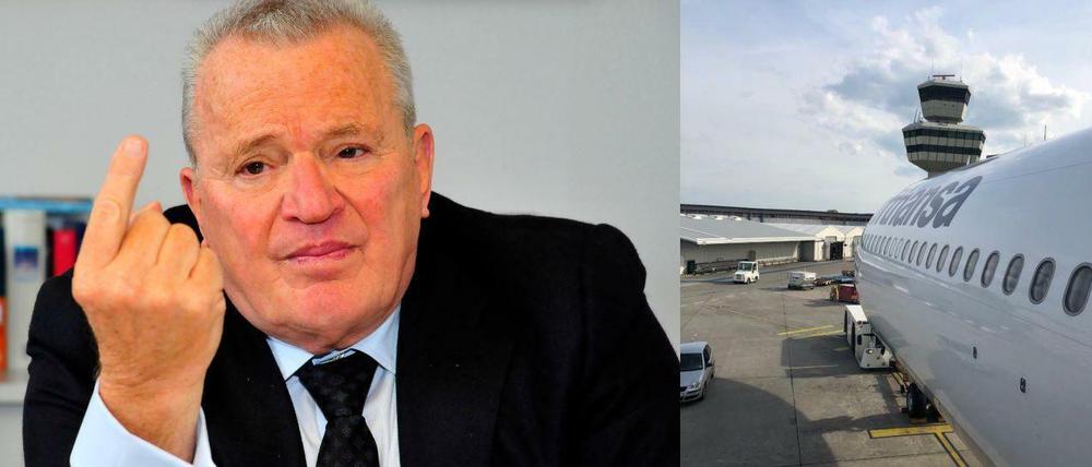 Der FDP-Politiker und Ex-Lufthansa-Manager Thomas Sattelberger ist sauer auf die Lufthansa.