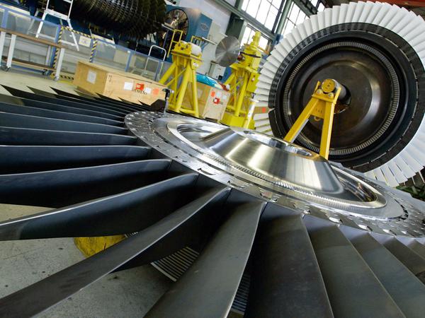 Das Gasturbinenwerk in Moabit gehört zu den großen Fertigungsstandorten von Siemens Energy.