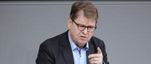 Ralf Stegner (SPD) bei einer Rede im Bundestag.