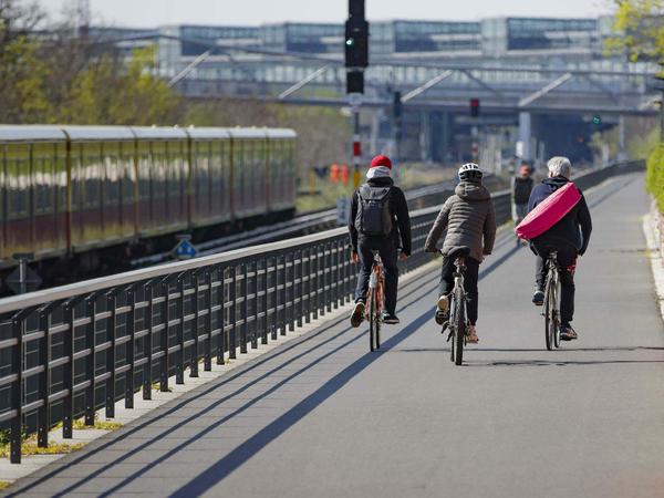 Mehr Radschnellwege gehören ebenfalls zu Grünen-Plan für eine Verkehrswende.
